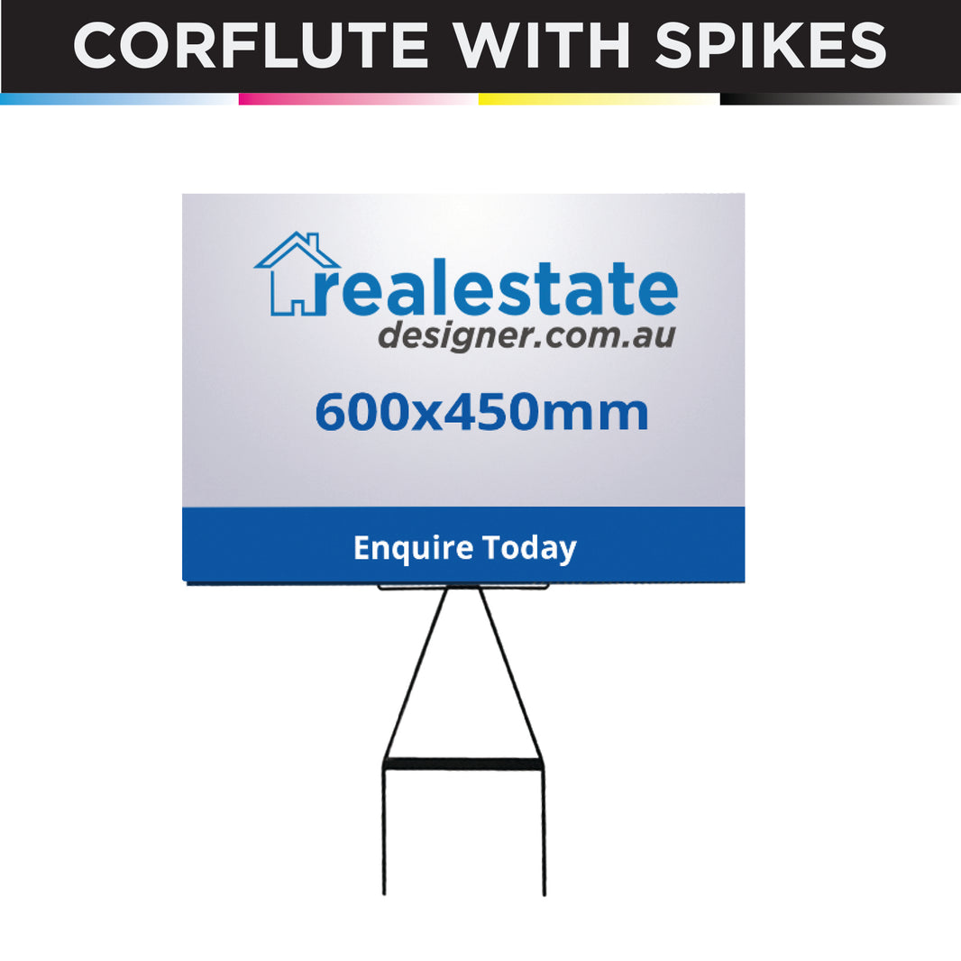 Corflute + Spike 5mm Thick